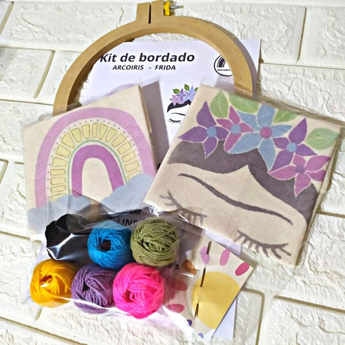 Kit Bordado Pequeños Artistas Niños Arte Infantil