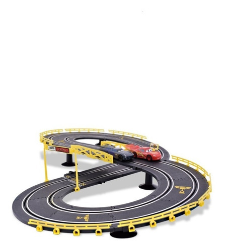 Imagen 2 de 8 de Cars Pista De Autos Carrera Disney Pixar 2 Controles Ditoys