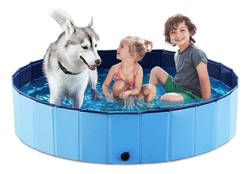 Piscina Plegable Bañera Portátil Para Perros Mascotas Niños