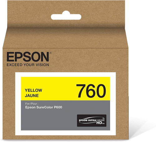 Epson T760420 Ultrachrome Hd Yellow Standard Capacity Cartri