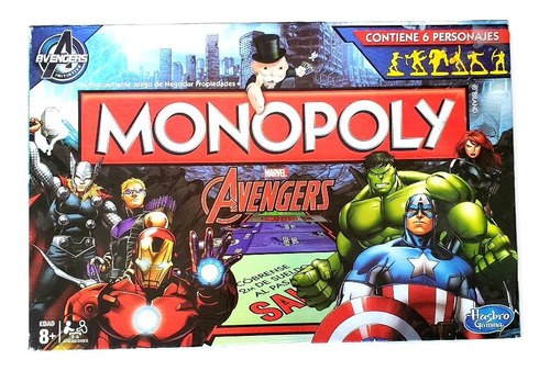 Juego De Mesa Monopoly Avengers Leer 