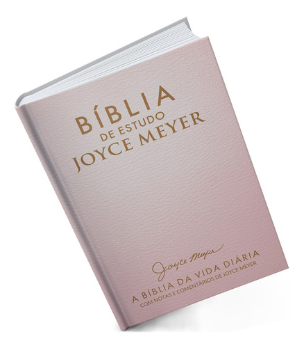 Bíblia De Estudo Joyce Meyer - Letra Grande Rosa