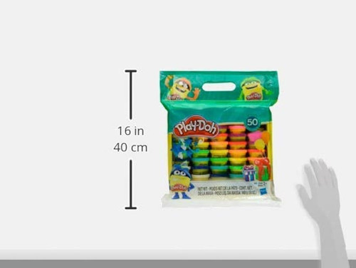 Play-doh Bolsa Minilatas 50 Pz Colores Mix