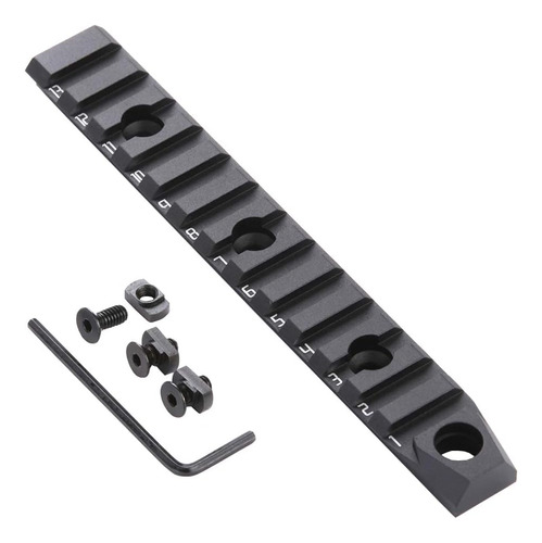 13-slot Alumimun Picatinny Rail For Mlock - Thin 0.37in Heig