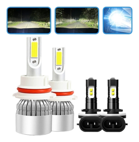 9007 881 Kit Faros Led Luz Alta/baja Para Ford Escort 98-03
