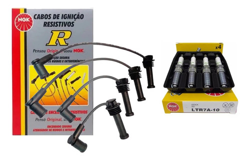 Kit Cables Y Bujias Ngk Ford Fiesta Kinetic 1.6 16v Sigma