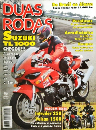 Revista Duas Rodas 260 Suzuki Tl1000 Intruder250 Vulkan1500