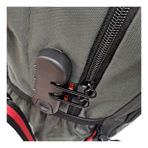 Mochila Backpack Uso Rudo Para Viaje Con Mecanismo Antirrobo Para Laptop 15.6 Pulgadas Con Usb Mochila Escolar Impermeable Deportiva Gris Oscuro