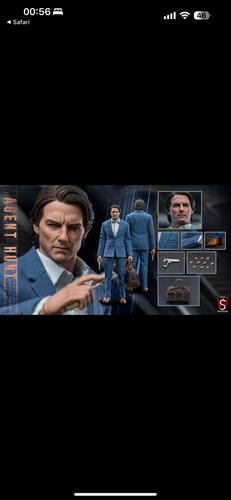 Missão Impossível 1/6 Swtoys Agente Hunt Filme