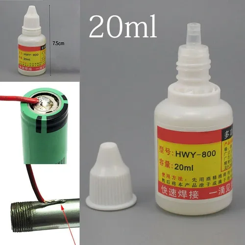 Flux Hwy-800 Para Acero Inoxidable Y Otros Materiales. 20ml