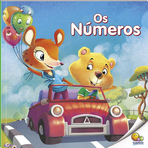 Pequenos Leitores: Os Números (Nível 1 / Paradidáticos Todolivro), de Sharma, Geeta. Editorial Todolivro, capa mole em português, 2016