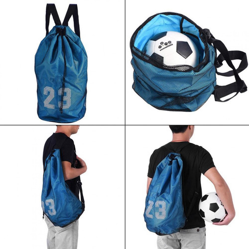 Mochila De Malla Para Entrenamiento De Baloncesto, Fútbol, F