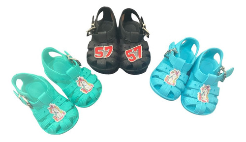 Franciscana Sandalia Bebe Pack X3 Por Mayor Talle 17-18