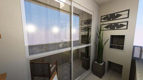 Apartamento Novo Com 02 Dormitórios E Sacada Com Churrasqueira. - Ap2975