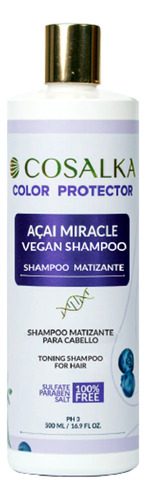 Cosalka Shampoo Vegano Acaimiracle Matizante Color Protector