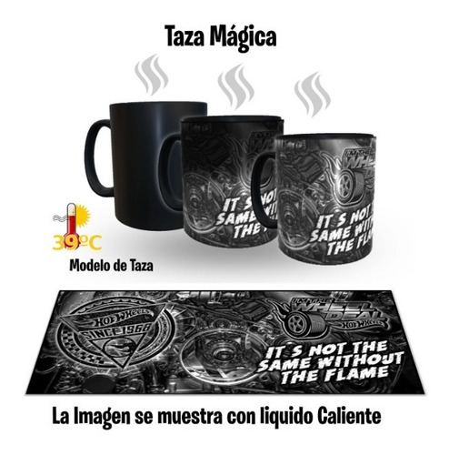 Taza Magica De Ceramica 320 Ml, Carritos De Colleccion