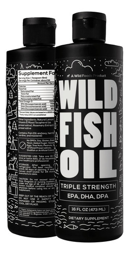 Aceite De Pescado Salvaje, Ee. Uu. Caught Omega-3 Dpa, Dha,