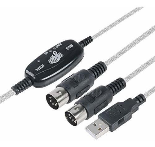 Teninyu Cable Usb A Midi Pc A Sintetizador Micrófono Teclado