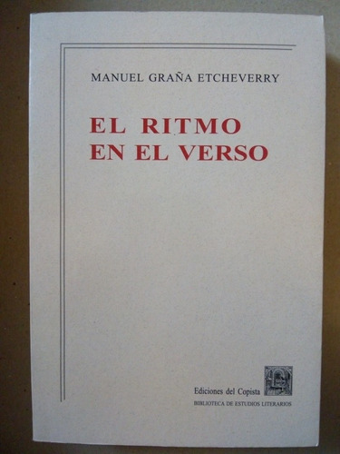 El Ritmo En El Verso - Manuel Graña Etcheverry