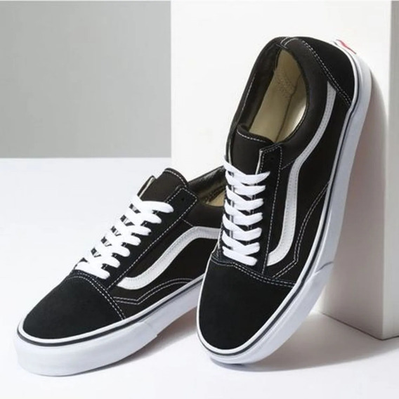 vans preto e branco mercado livre