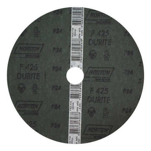 Kit Discos De Lixa F425 C/ 10 Grão 24 Norton