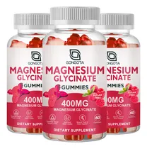 Comprar Gomitas De Glicinato De Magnesio 400 Mg Con 100 Mg De L-treo