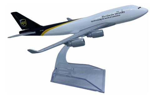 Avión Ups B747 Escala 1:400 Metálico Juguete