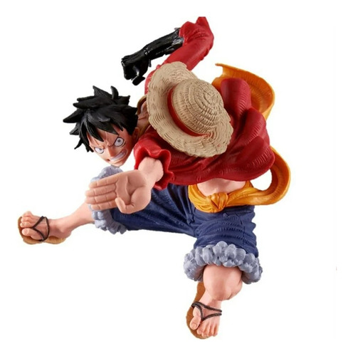 Figura Luffy One Piece Busoshoku Haki No Black Fist 18cm Bas