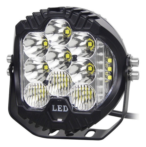 Faro Led Redondo De 50w 5 Pulgadas For Jeep