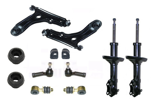 Kit Tren Delantero Vw Polo Completo Con Amortiguadores Sachs