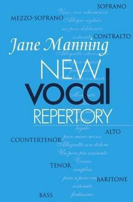 Libro New Vocal Repertory - Jane Manning