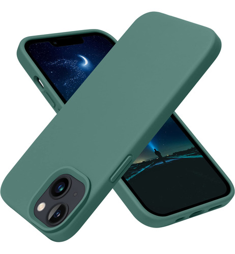 Funda Para iPhone 13 Silicona Liquida Delgada Protectora