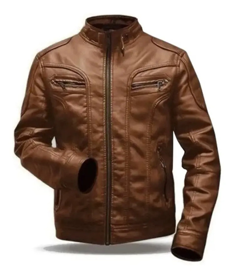 Casaca Cuero Hombre Gamarra | MercadoLibre 📦