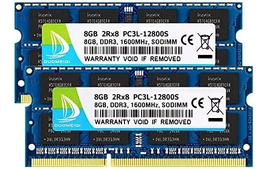 Kit Memoria Ram Ddr3 16gb (2x8gb) 1600mhz Pc3l-12800 12800s