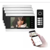 Comprar Kit Video Portero Inteligente Tuya Smart 4 Departamentos 