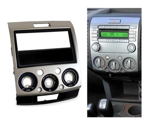 Bisel Radio Pantalla Mazda Bt-50 2006 - 2011 9pul Karvas