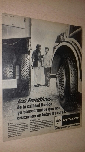 P236 Clipping Publicidad Neumatico Colectivo Camion Dunlop