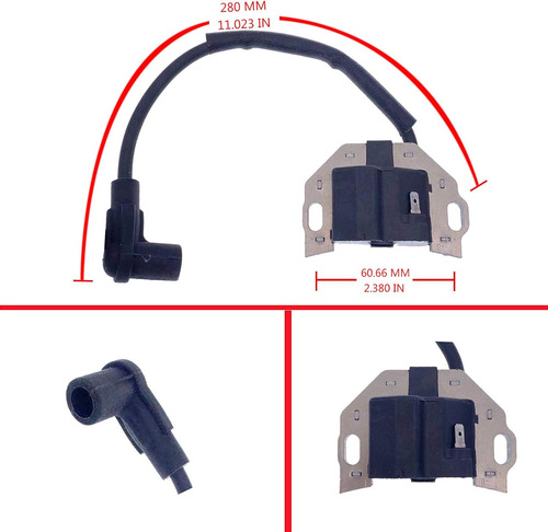 0743 Bobina De Encendido Bujía Sustituye A -0711 Para Motor