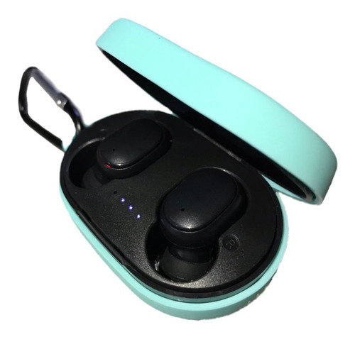 Audifonos Bluetooth Manos Libres Xy-11 Audio 5.3 Tws Color Negro Color de la luz Verde