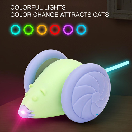Juguete Interactivo Para Gatos Con Ratón Juguete Eléctrico P