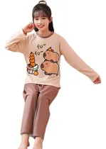 Comprar Pijamas Para Niñas Capibara, Nuevos Pijamas Para Niños
