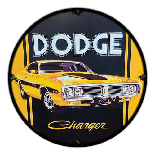 #799 - Cuadro Decorativo Vintage - Dodge Auto Retro No Chapa