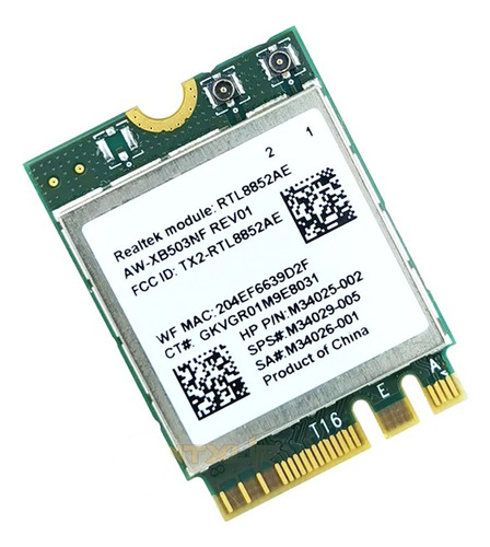 M34029-005 - Wlan Realtek Rtl8852ae, Hp Victus 16-d0515la