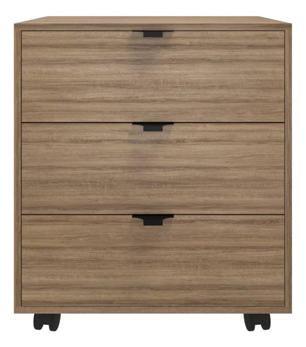 Mesa Escritório Escrivaninha Industrial + Gaveteiro Cômoda Cor Laminado com Preto