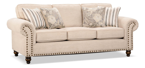 Sofa 3 Cuerpos Zeth Beige