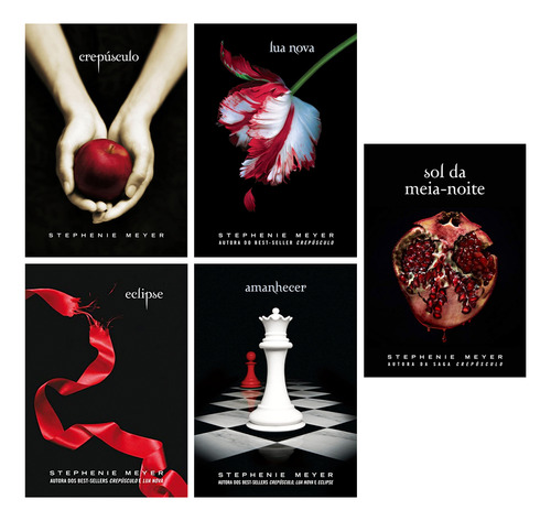 Crepúsculo, De Stephenie Meyer. Crepúsculo, Vol. 5. Editorial Intrínseca, Capa Mole, Edição Regular Em Português, 2005