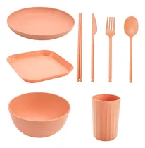 Comprar Cubierto Viaje Para Taza Platillo Apto Microonda Plato