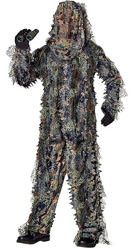 Halloween Disfraz Traje Ghillie Para Niños Disfraz Francotir