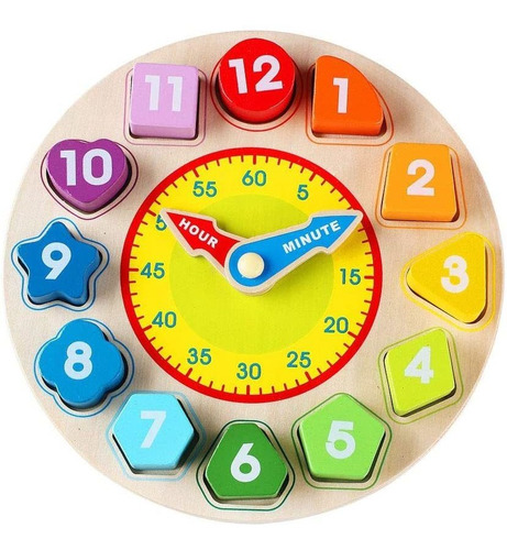 Dpd Multifuncional Reloj Aprendizaje Para Niños, Montessori