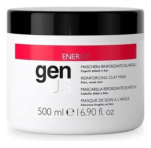 Mascarilla Energizante Para Cabellos Debil Y Fino Gen Us 500